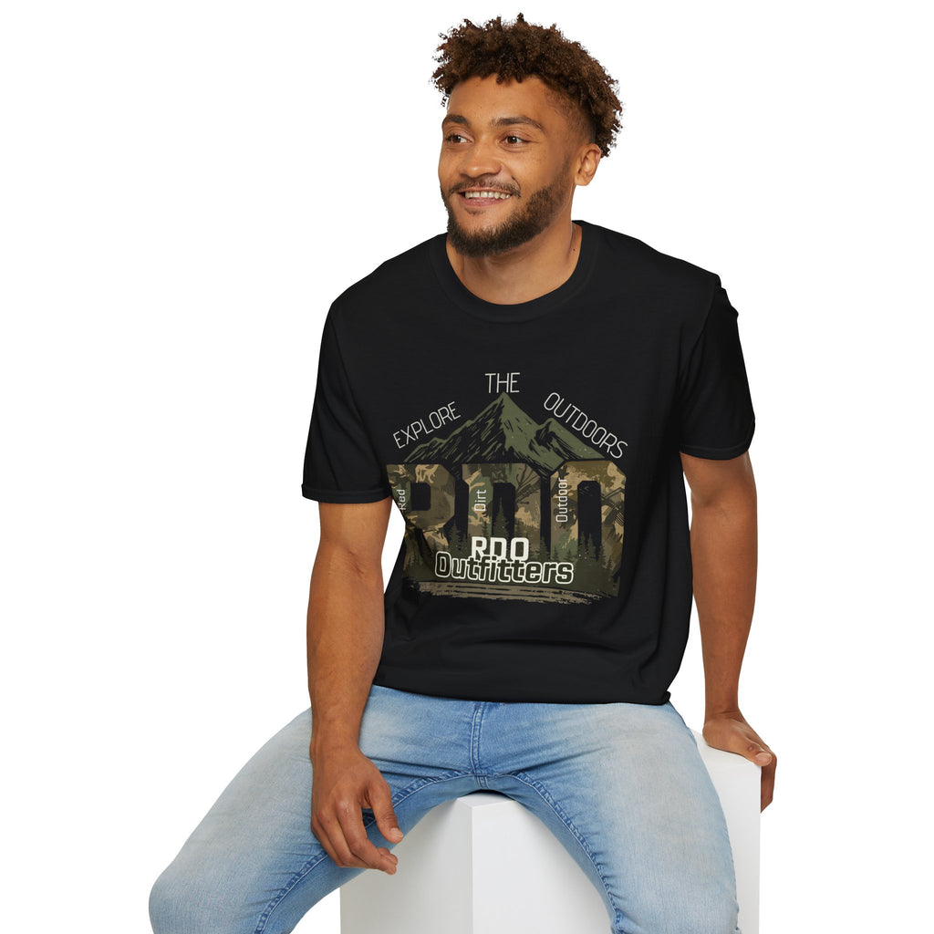 Pro Outfitters Camo Mountain T-Shirt — Explore the Outdoors Graphic Tee