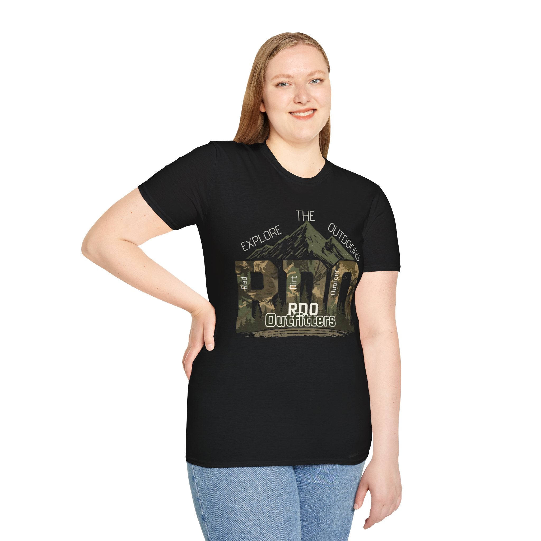 Pro Outfitters Camo Mountain T-Shirt — Explore the Outdoors Graphic Tee