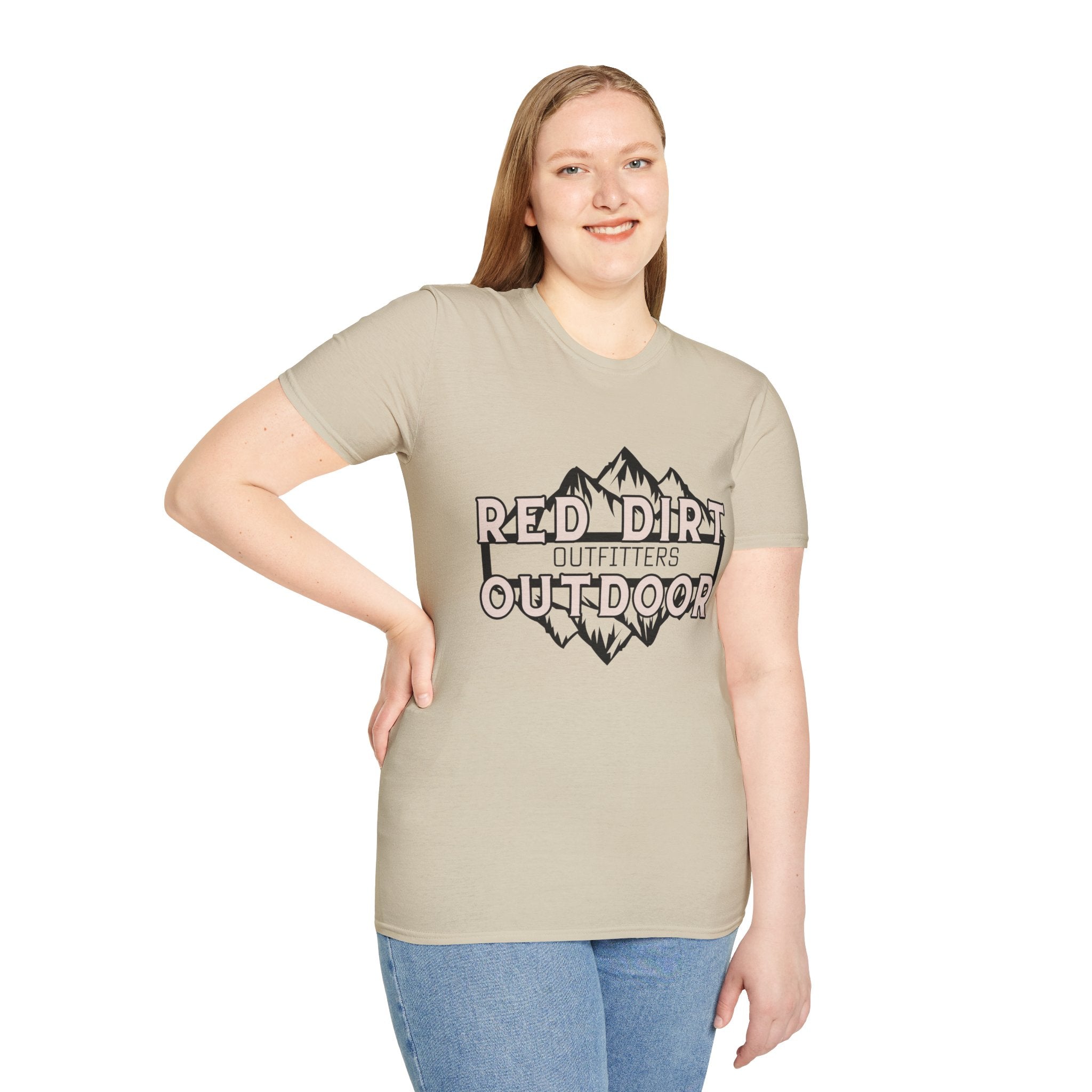 Outdoor T-Shirt — “Red Dirt Outdoor Outfitters” Mountain Graphic