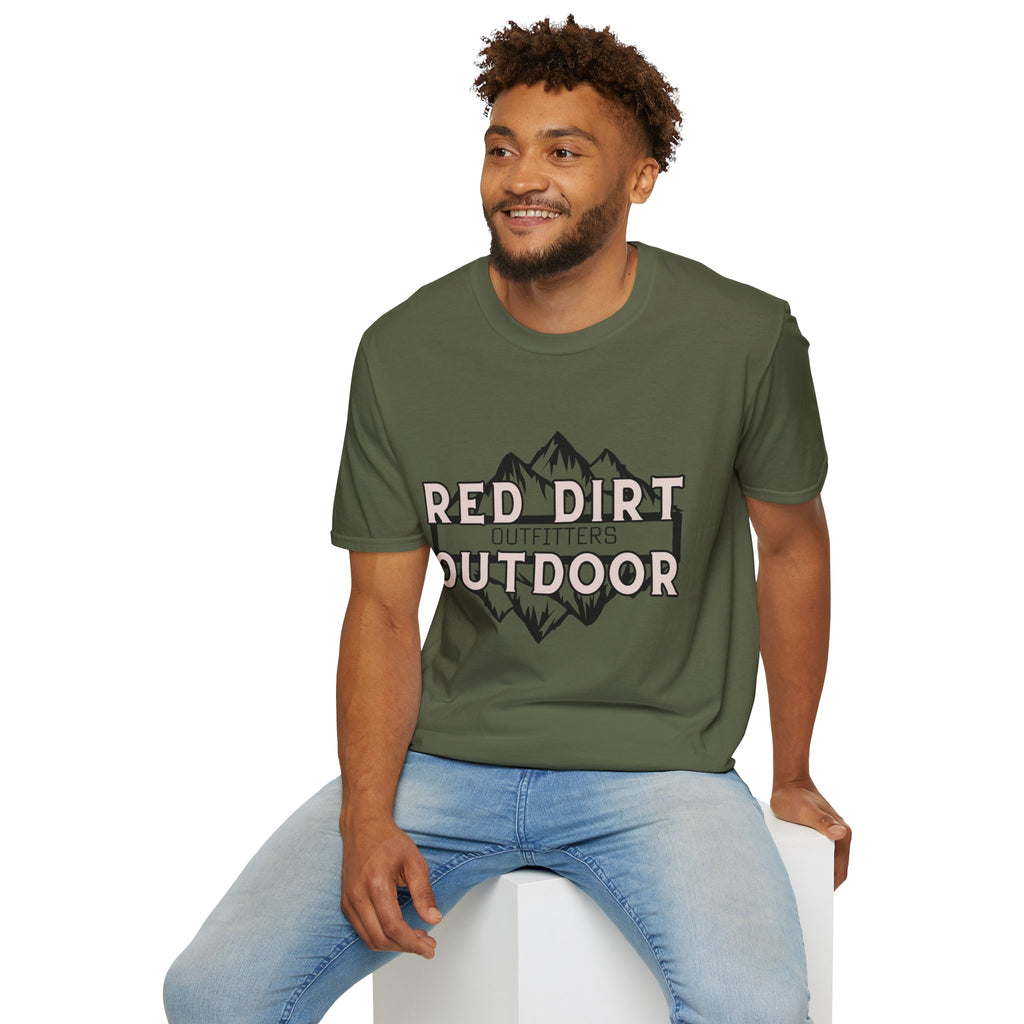 Outdoor T-Shirt — “Red Dirt Outdoor Outfitters” Mountain Graphic