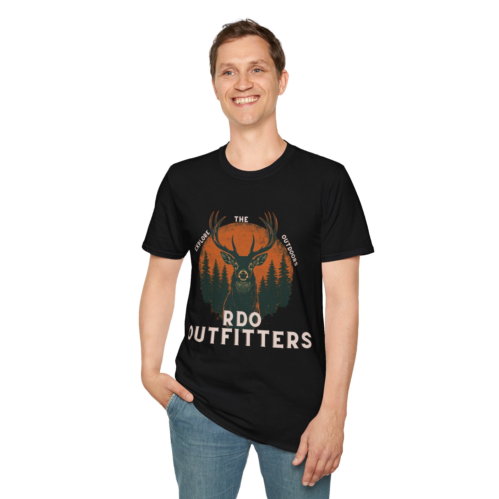 RDO Outfitters Deer Tee — "EXPLORE THE OUTDOORS" Graphic T-Shirt