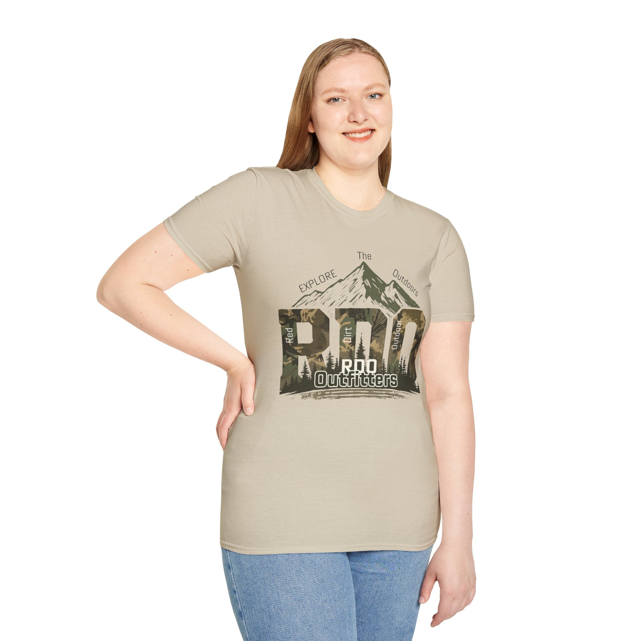 Pro Outfitters Camo Mountain T-Shirt — Explore the Outdoors Graphic Tee