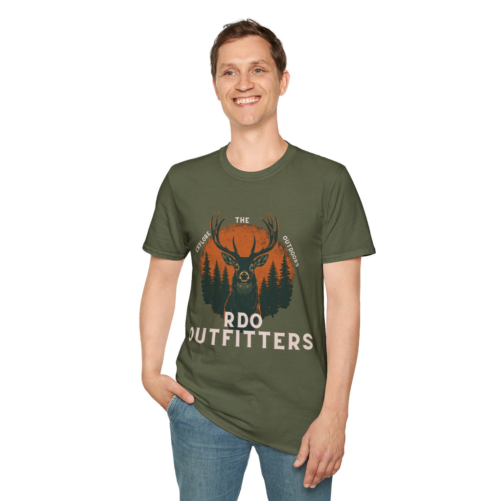 RDO Outfitters Deer Tee — "EXPLORE THE OUTDOORS" Graphic T-Shirt