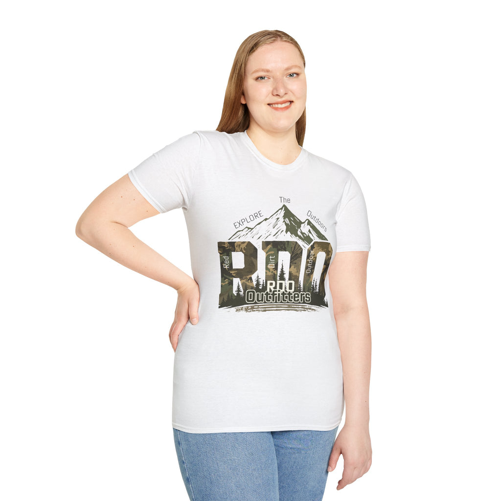 Pro Outfitters Camo Mountain T-Shirt — Explore the Outdoors Graphic Tee