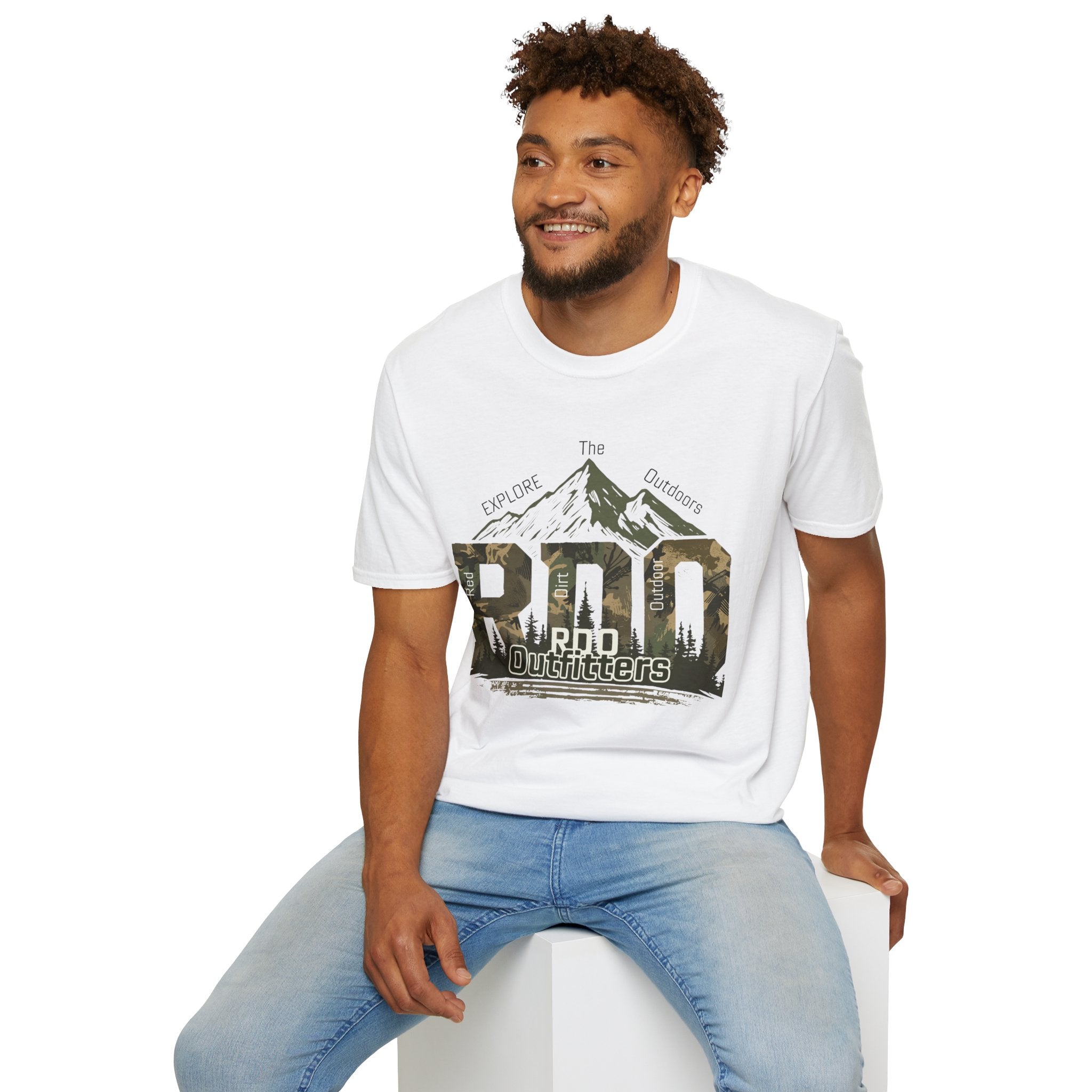 Pro Outfitters Camo Mountain T-Shirt — Explore the Outdoors Graphic Tee
