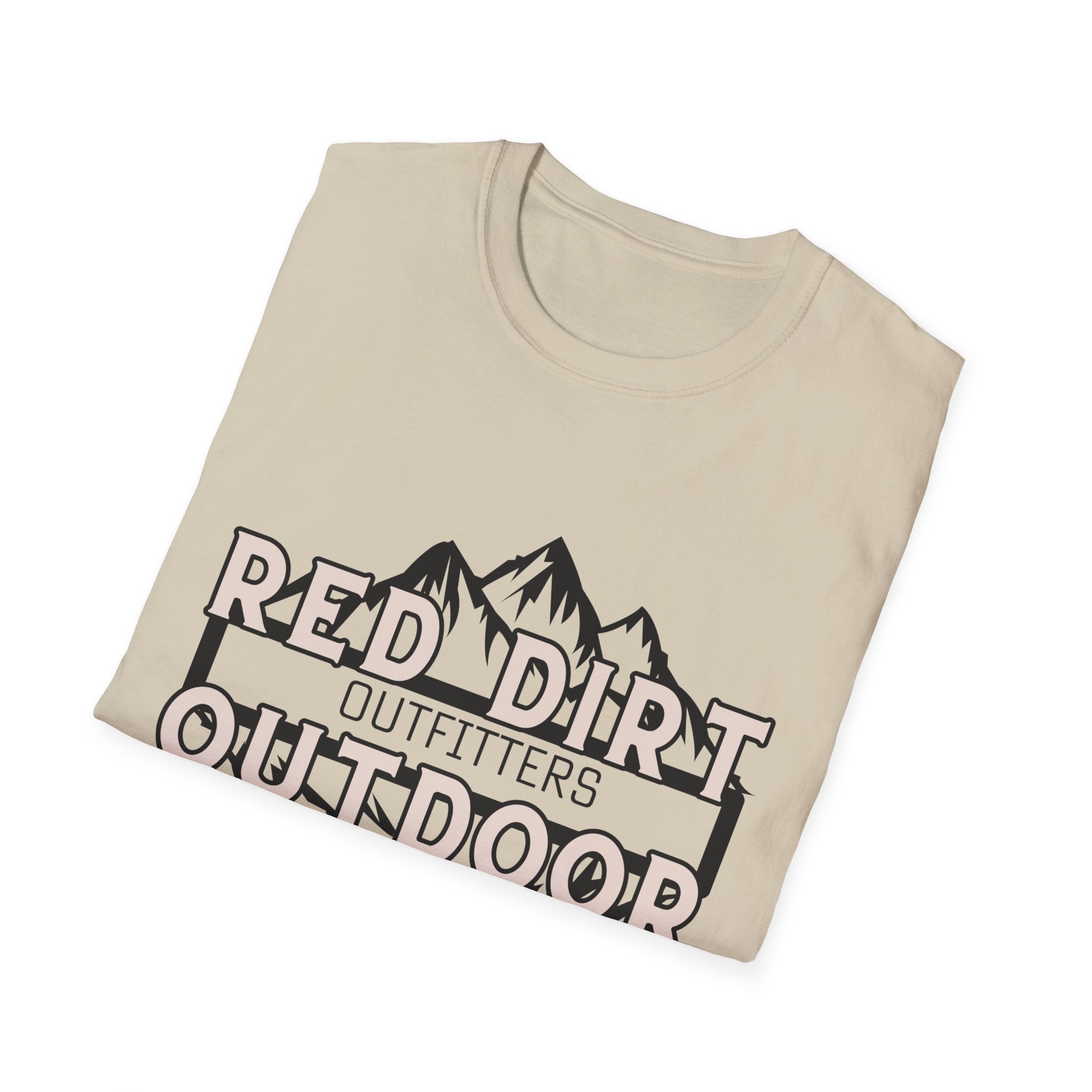 Outdoor T-Shirt — “Red Dirt Outdoor Outfitters” Mountain Graphic