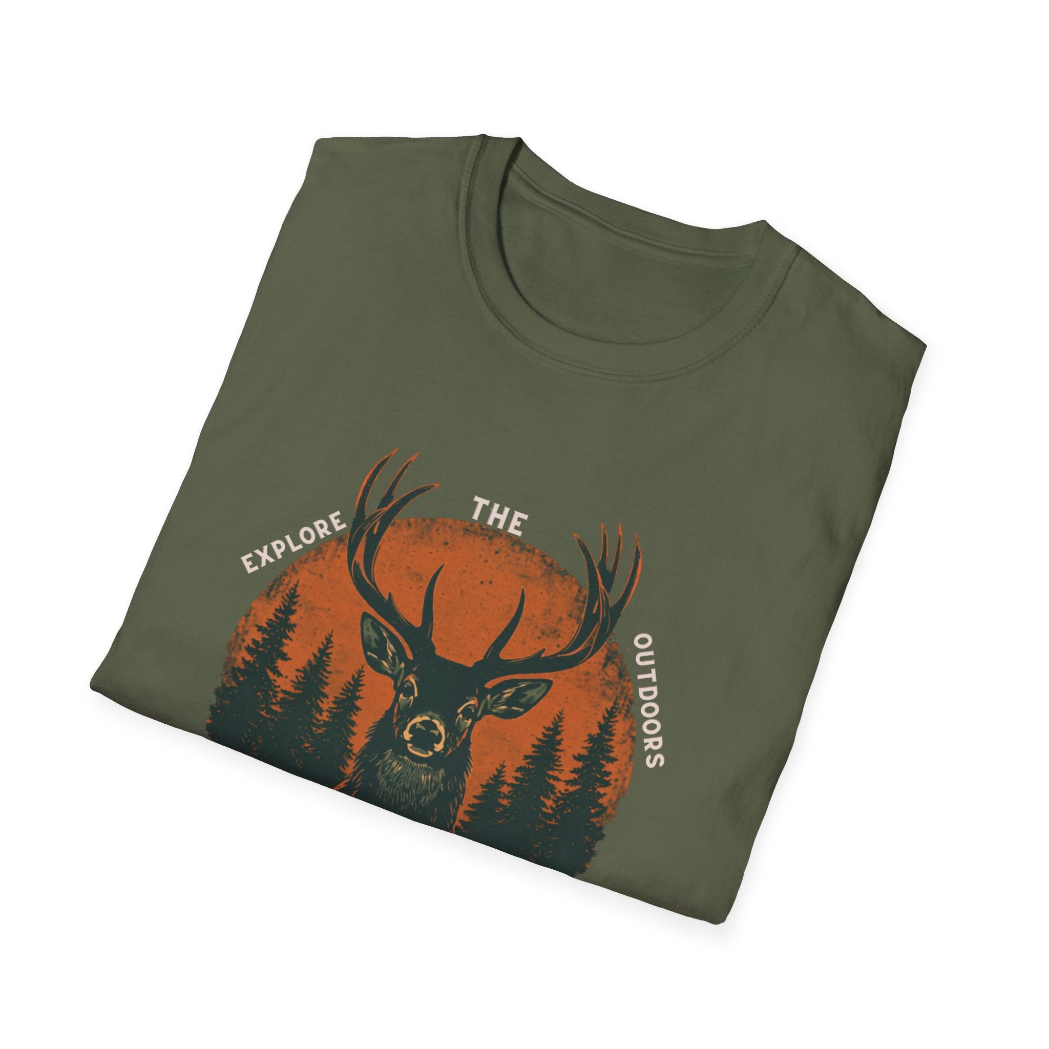 RDO Outfitters Deer Tee — "EXPLORE THE OUTDOORS" Graphic T-Shirt