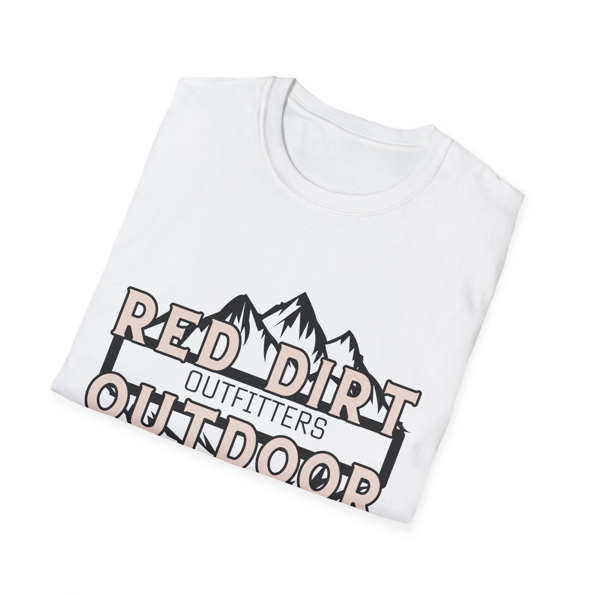 Outdoor T-Shirt — “Red Dirt Outdoor Outfitters” Mountain Graphic
