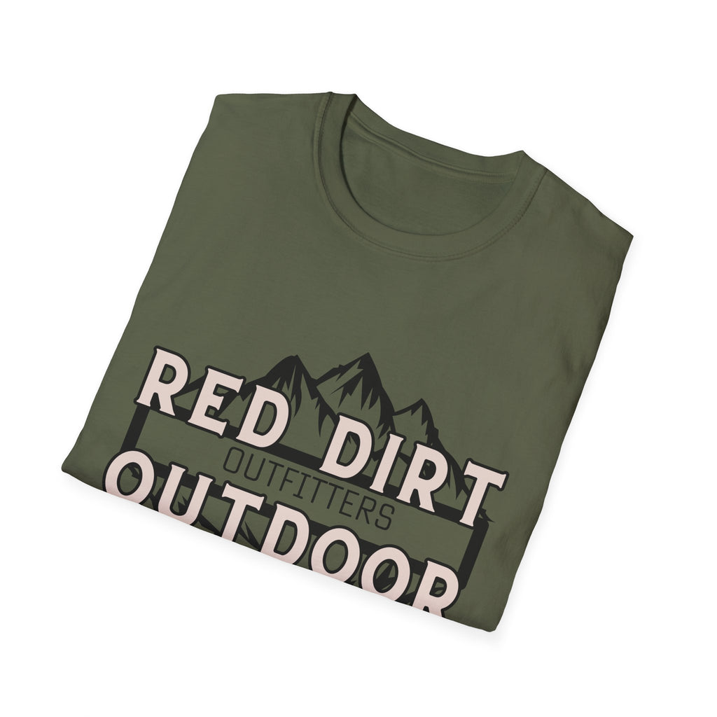 Outdoor T-Shirt — “Red Dirt Outdoor Outfitters” Mountain Graphic