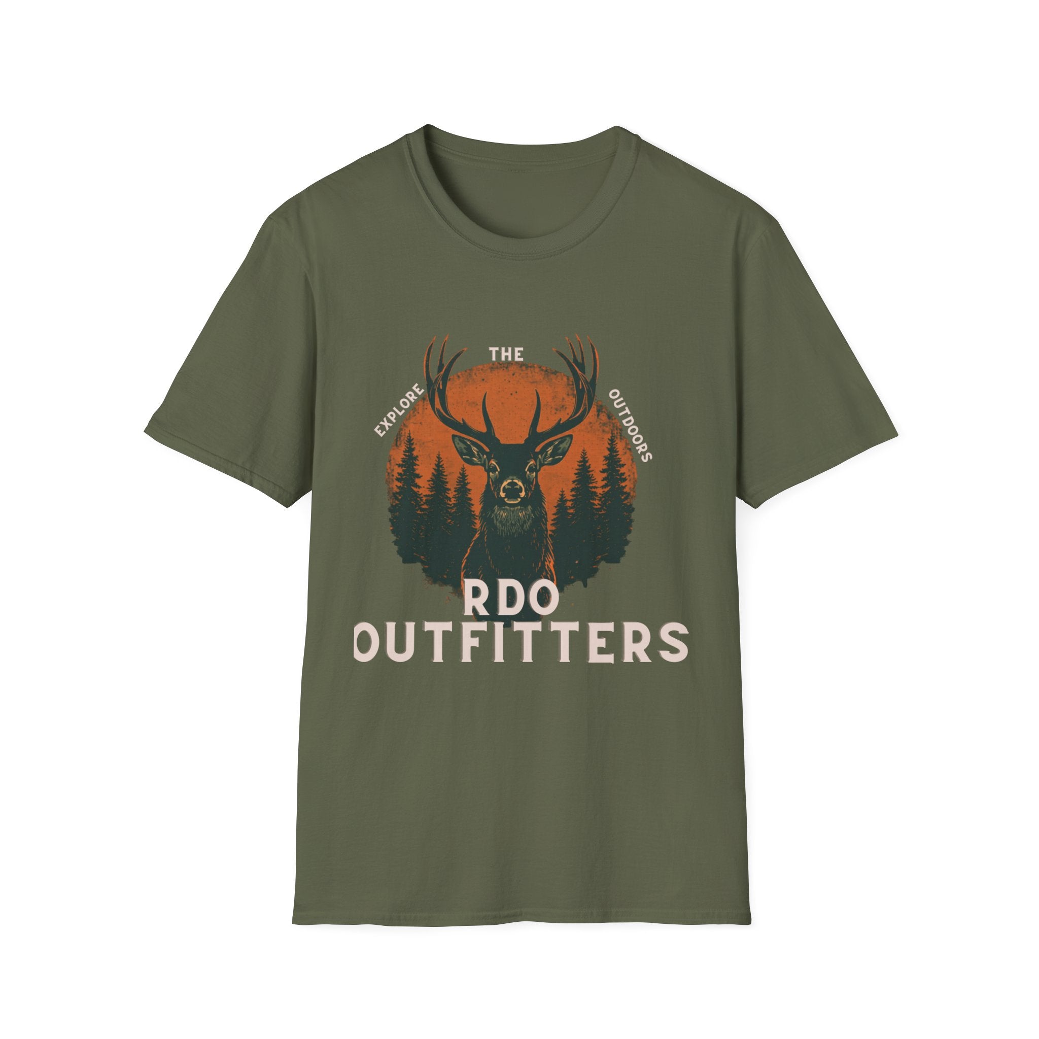 RDO Outfitters Deer Tee — "EXPLORE THE OUTDOORS" Graphic T-Shirt